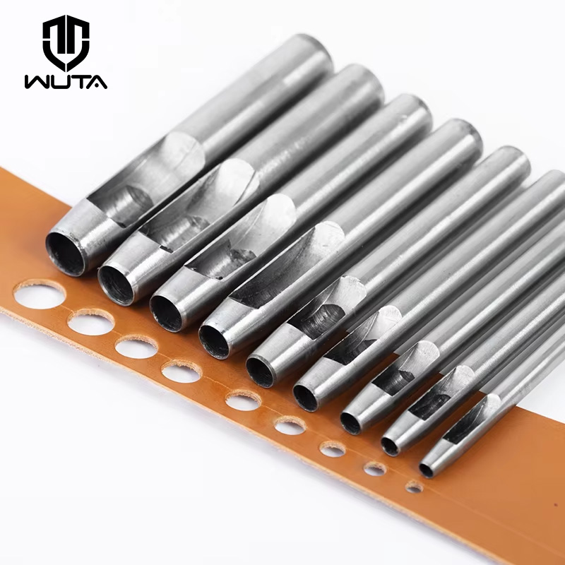 Leatherwork Hole Punch - WUTA Skórzany Okrągły Dziurkacz 1-15 Szt.