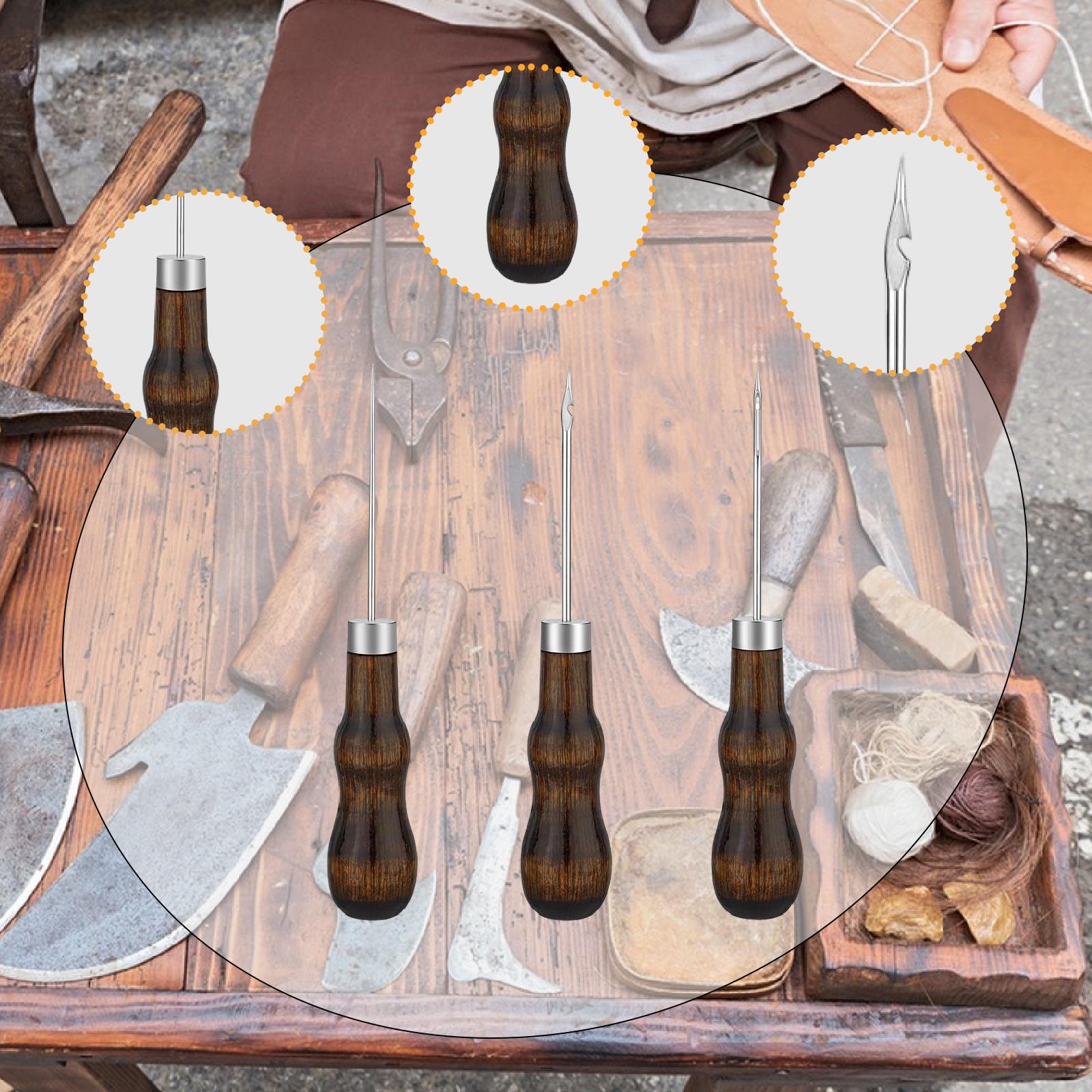 Leatherwork Repairs - Zestaw szydła do szycia ręcznego, precyzyjne