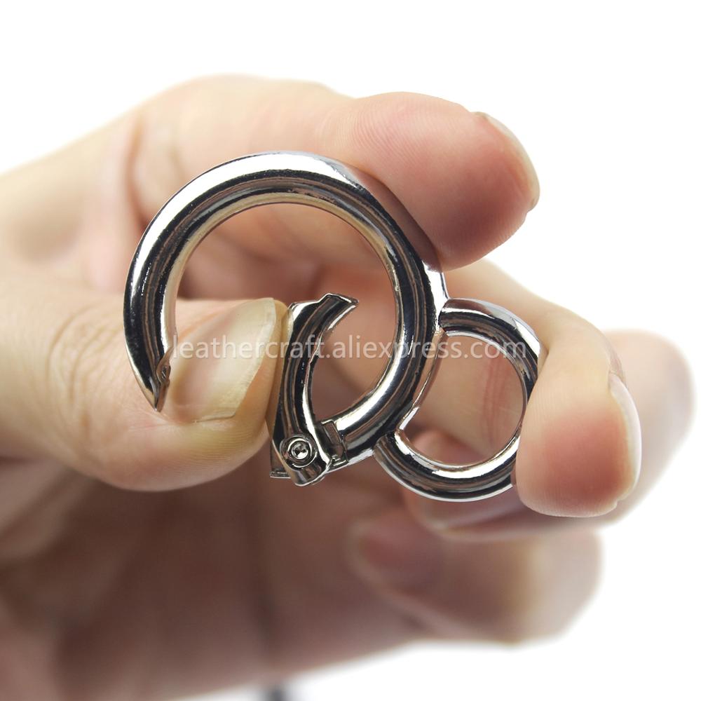 Metalowe dwa kółka karabińczyk – Leatherwork Rings recenzja i cena