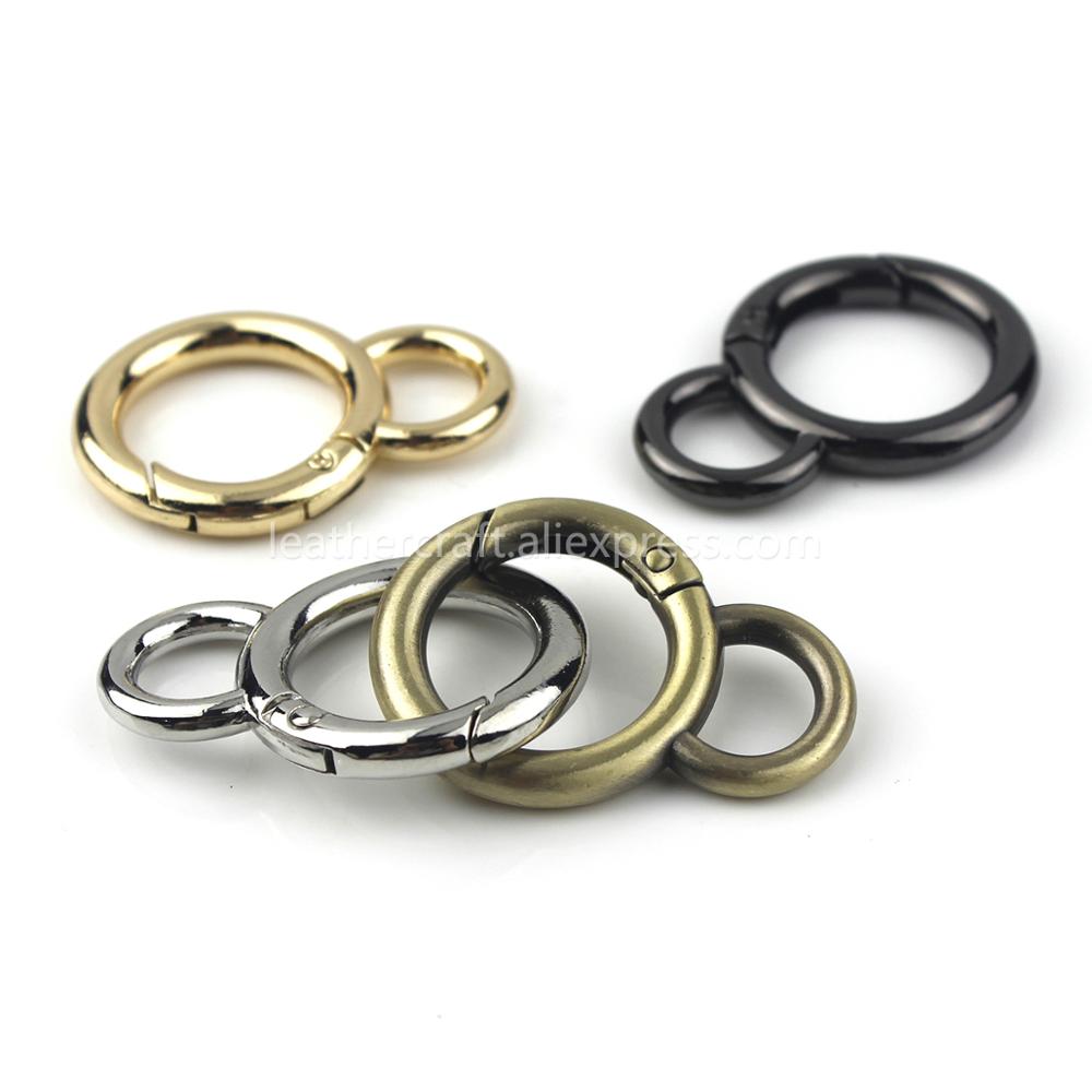 Metalowe dwa kółka karabińczyk – Leatherwork Rings recenzja i cena