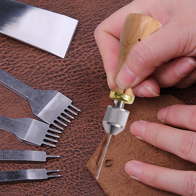 Zestaw narzędzi do obróbki skó – Leatherwork Repairs recenzja i cena