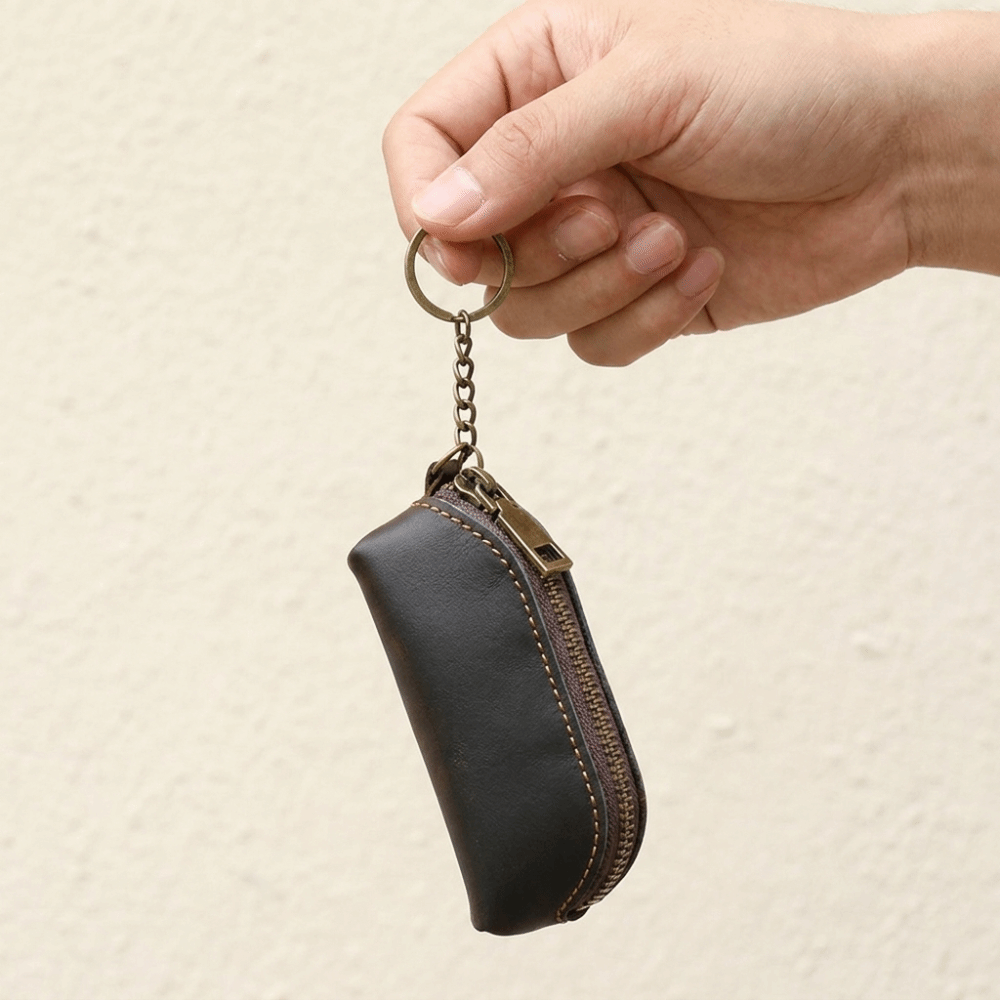 Retro Mini Skórzana Portmonetk – Leatherwork Rings recenzja i cena