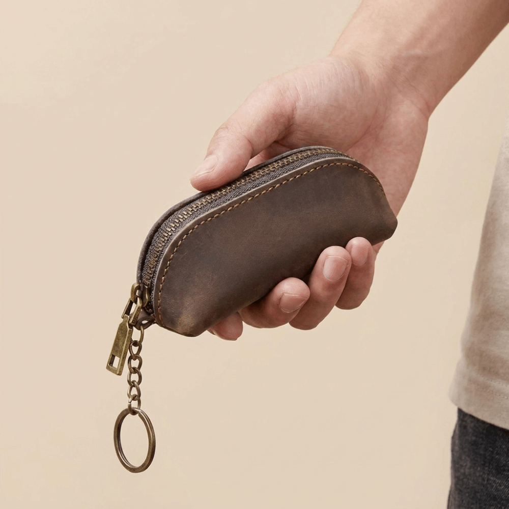 Retro Mini Skórzana Portmonetk – Leatherwork Rings recenzja i cena