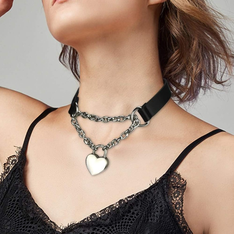 Goth Choker naszyjniki dla kob – Leatherwork Rings recenzja i cena