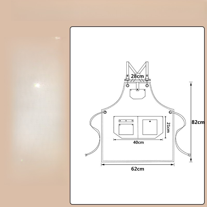 Wysokiej jakości, prosta, w st – Leatherwork Apron recenzja i cena