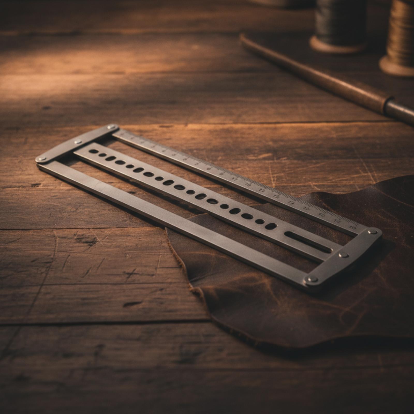 Linijka prowadząca do wykrawan – Leatherworking Guide recenzja i cena
