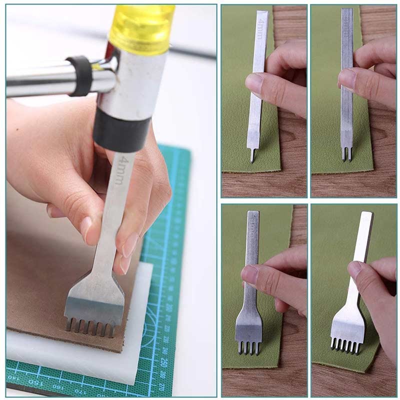25 szt. Narzędzi do obróbki sk – Leatherwork Hole Punch recenzja i cena