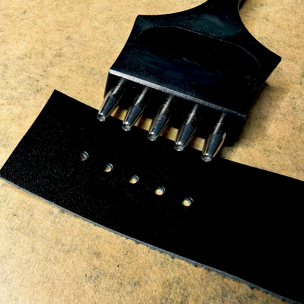 Okrągły dziurkacz do skóry z 5 – Leatherwork Hole Punch recenzja i cena