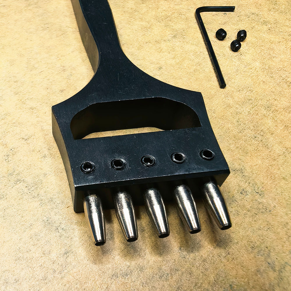 Okrągły dziurkacz do skóry z 5 – Leatherwork Hole Punch recenzja i cena