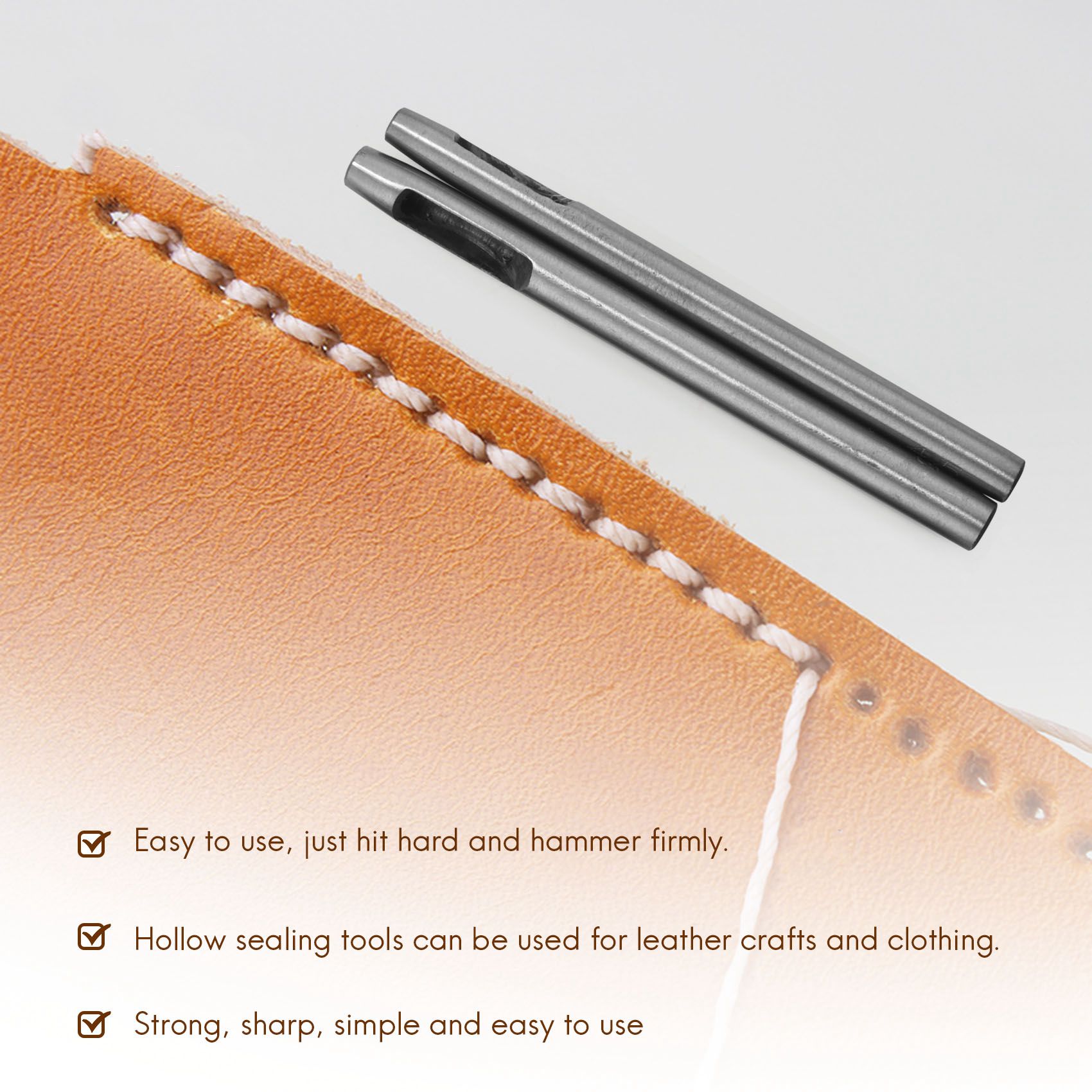 BAAJ-10 szt. Zestaw wykrojnikó – Leatherwork Hole Punch recenzja i cena