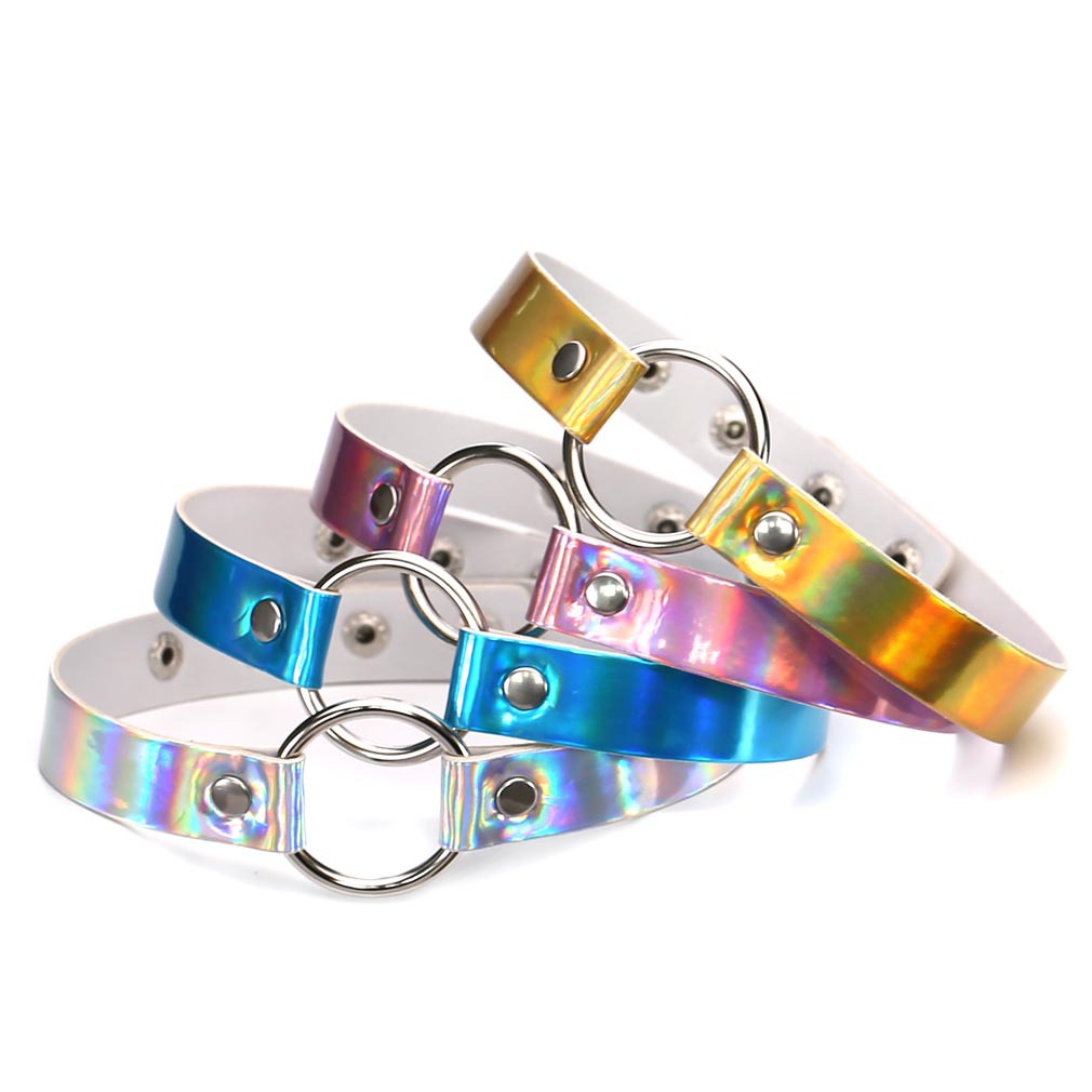 Gotycki neonowy kolor skórzana – Leatherwork Rings recenzja i cena