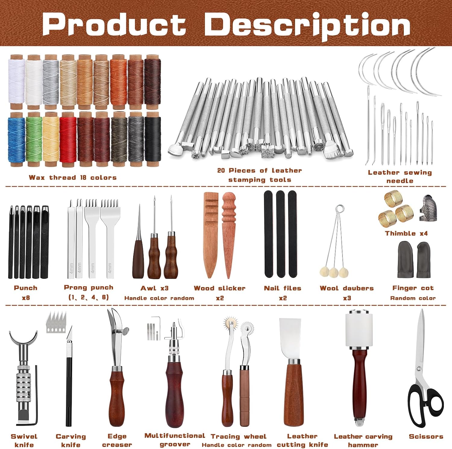 Zestaw narzędzi do obróbki skó – Leatherwork Essentials recenzja i cena