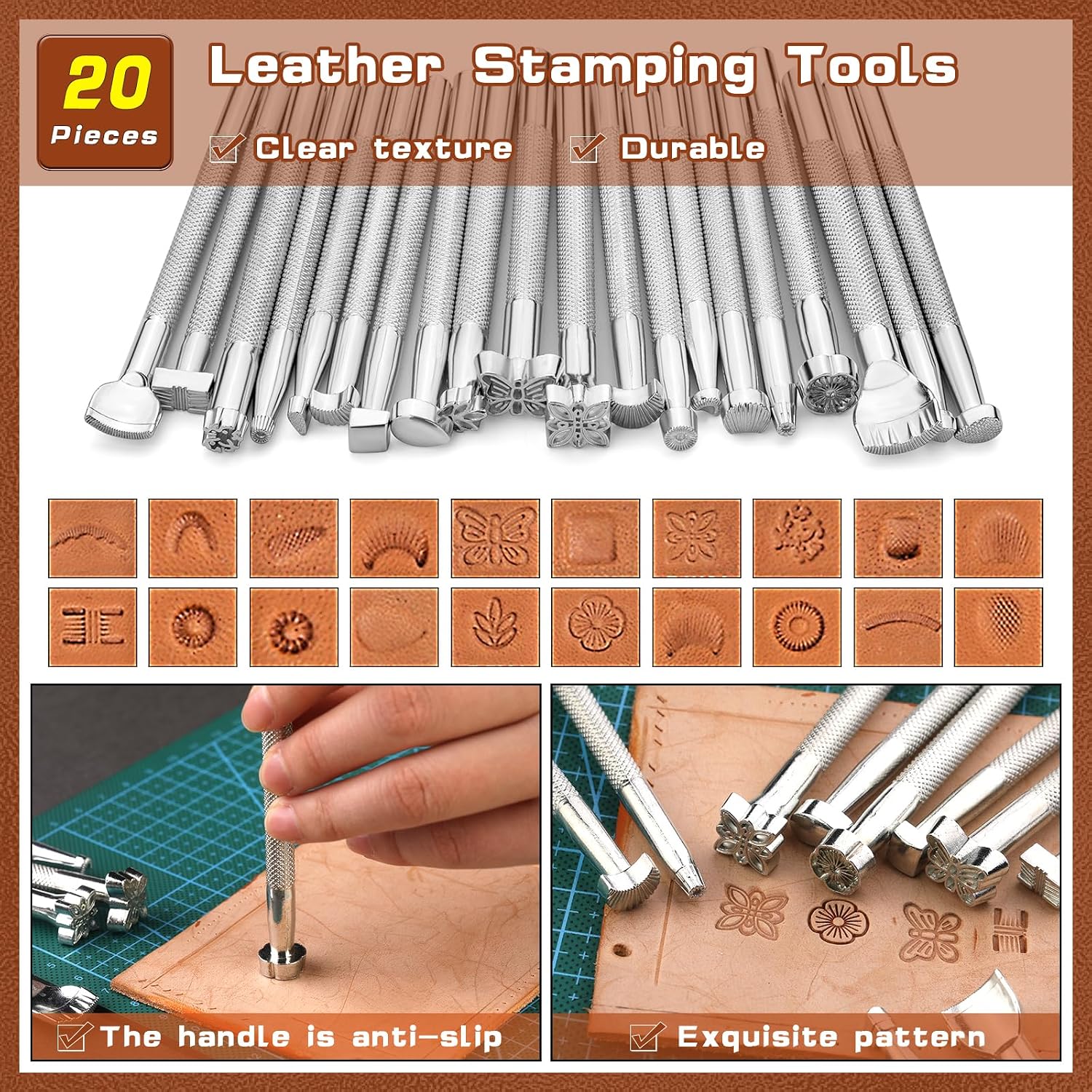 Zestaw narzędzi do obróbki skó – Leatherwork Essentials recenzja i cena