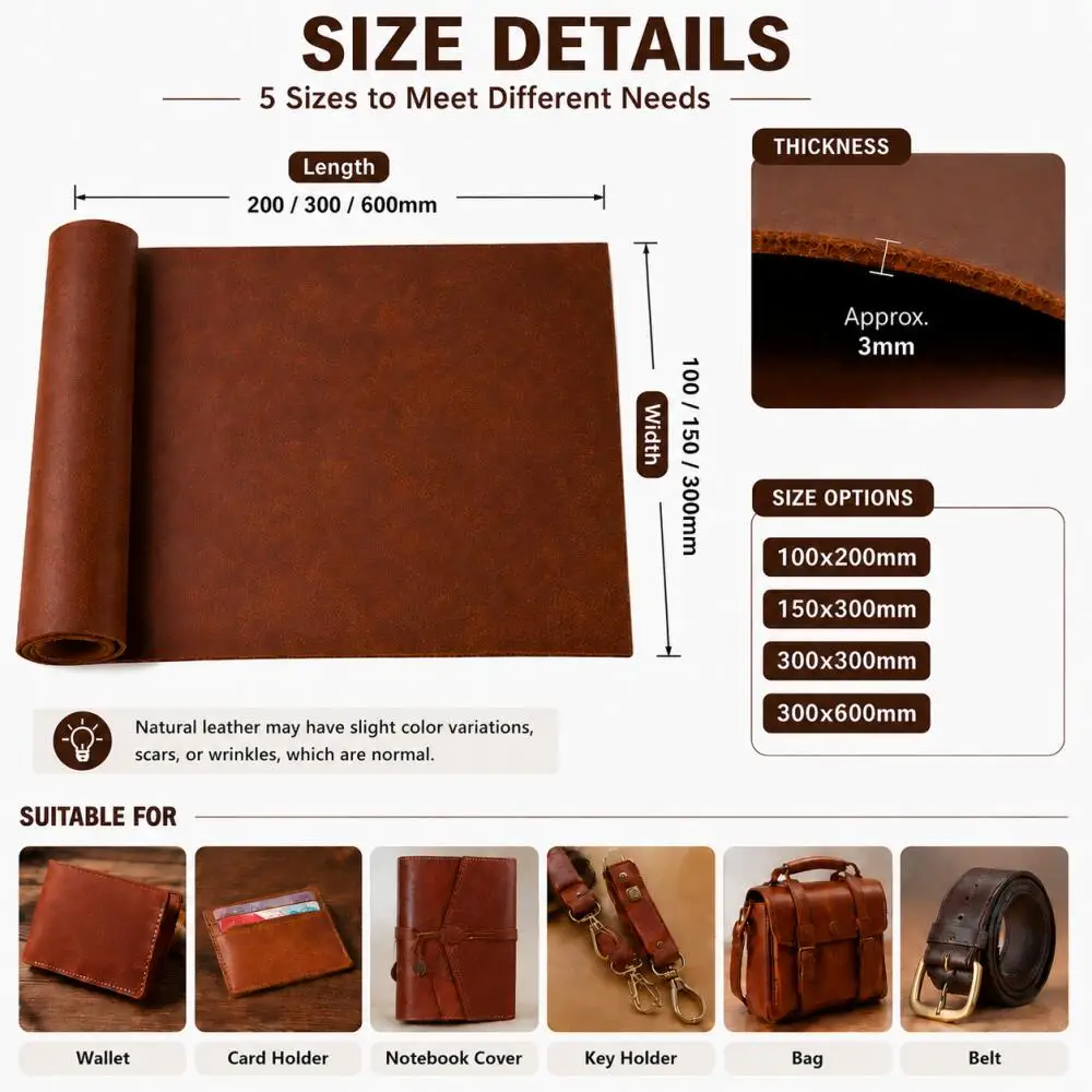 1 szt. Arkusz skóry bydlęcej g – Veg Tan Leather Hide recenzja i cena